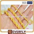 Best quality alloy charm necklace, high quality simple gold chain necklace